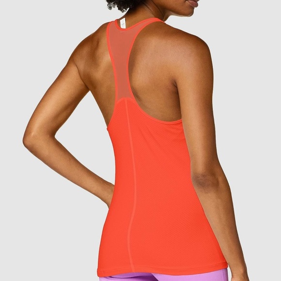 Under Armour Racerback Tank in Beta Orange - Picture 3 of 12